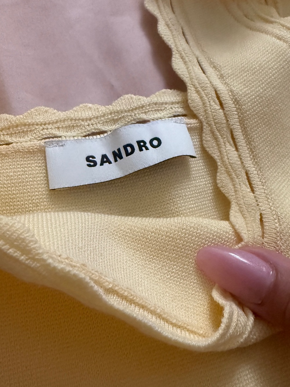 Sandro Two-Piece Dress Set - Crop Top & Flared Skirt - Picture 4 of 6
